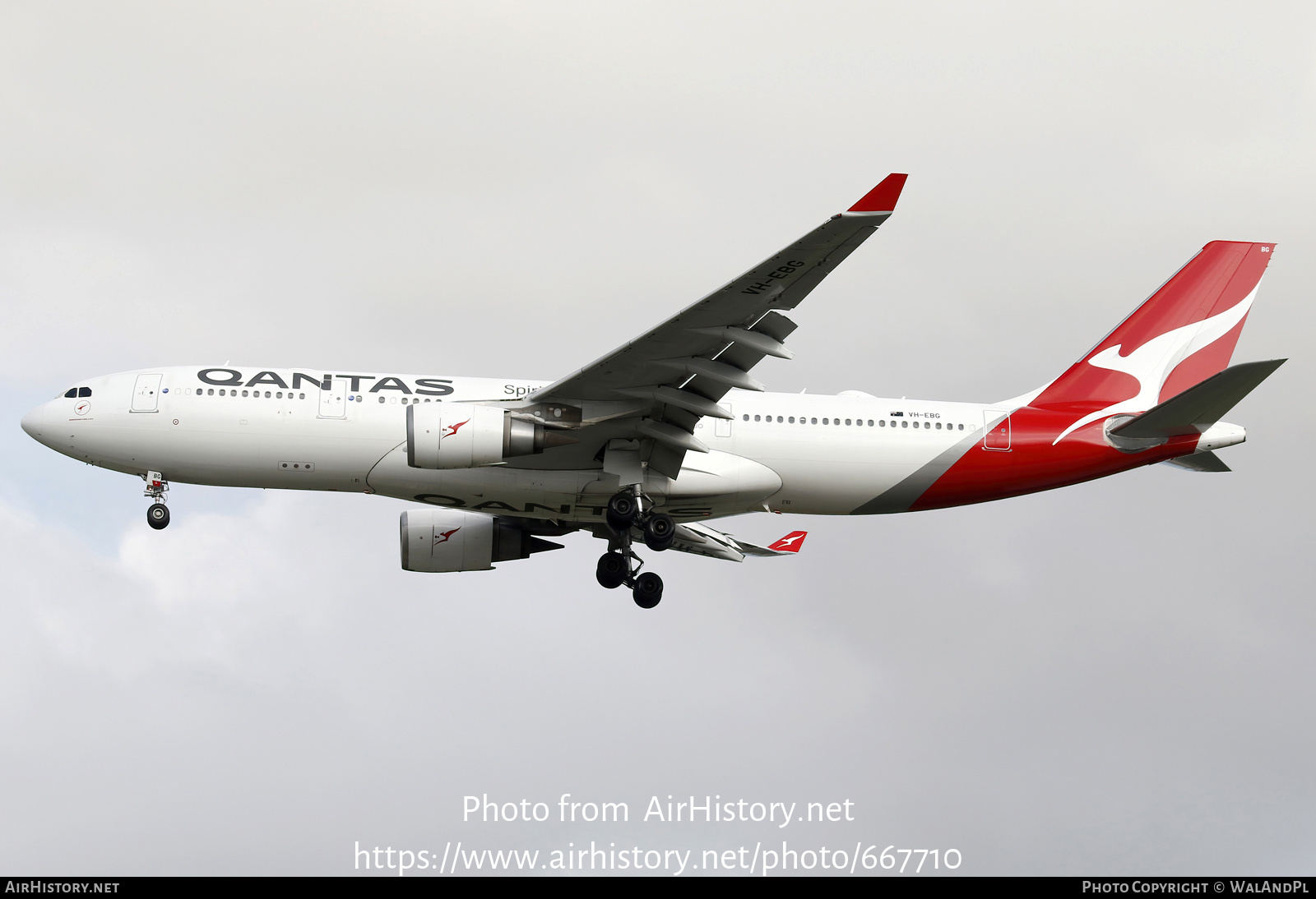 Aircraft Photo of VH-EBG | Airbus A330-203 | Qantas | AirHistory.net ...