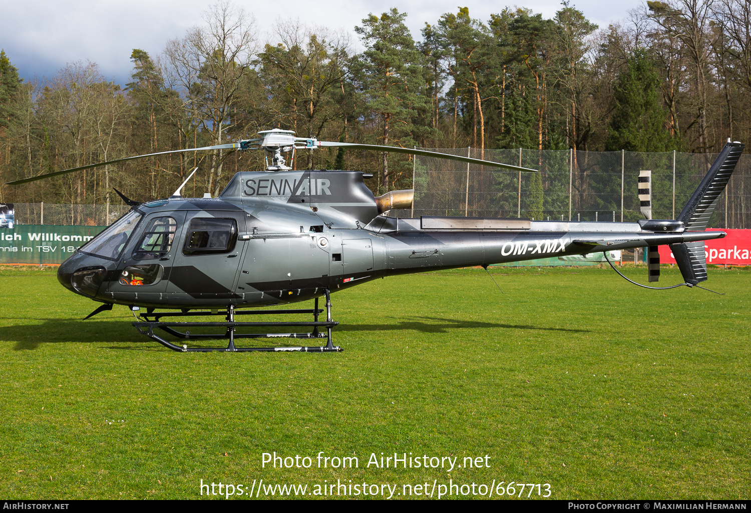 Aircraft Photo of OM-XMX | Aerospatiale AS-350B-3 Ecureuil | Sennair | AirHistory.net #667713