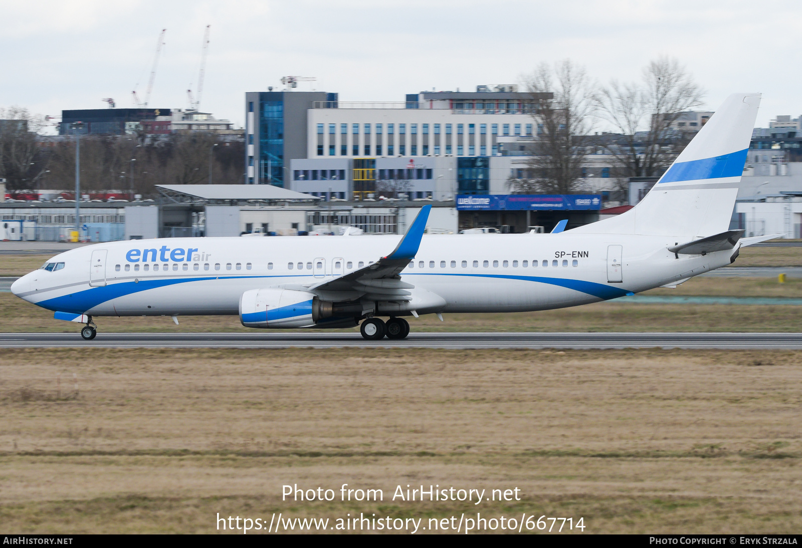 Aircraft Photo of SP-ENN | Boeing 737-8CX | Enter Air | AirHistory.net #667714