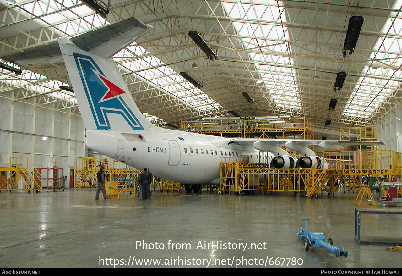 Aircraft Photo of EI-CNJ | British Aerospace Avro 146-RJ85 | Azzurra Air | AirHistory.net #667780