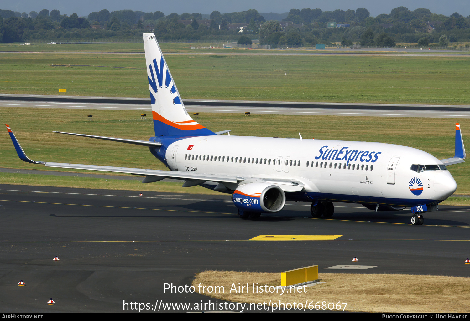 Aircraft Photo of TC-SNM | Boeing 737-8BK | SunExpress | AirHistory.net #668067