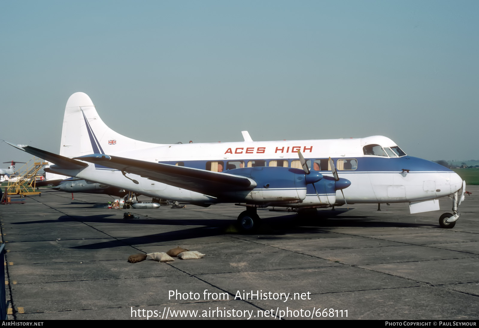 Aircraft Photo of G-ANUO | De Havilland D.H. 114 Heron 2D | Aces High ...