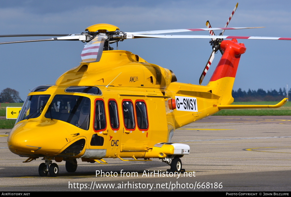 Aircraft Photo of G-SNSY | AgustaWestland AW-139 | AirHistory.net #668186