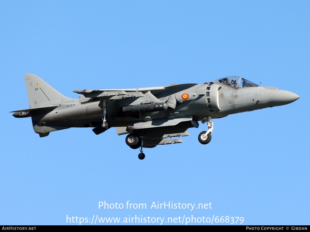 Aircraft Photo of VA.1B-38 | McDonnell Douglas EAV-8B Matador II+ | Spain - Navy | AirHistory.net #668379