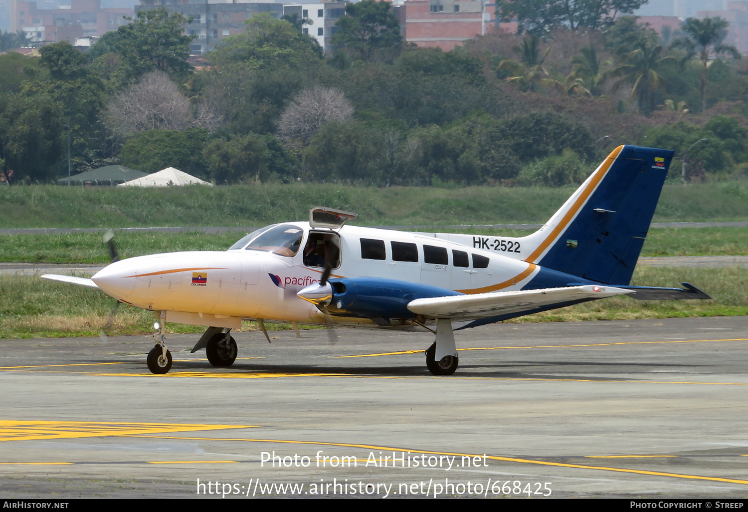 Aircraft Photo of HK-2522 | Cessna 402B | Pacifica de Aviación | AirHistory.net #668425