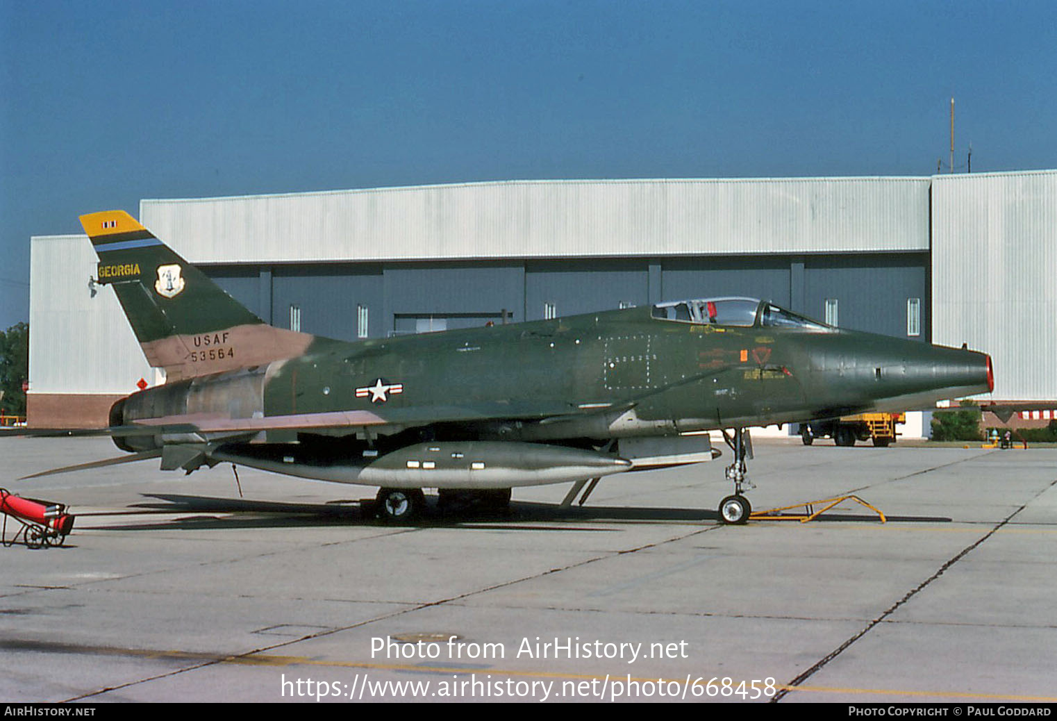 Aircraft Photo of 55-3564 / 53564 | North American F-100D Super Sabre | USA - Air Force | AirHistory.net #668458