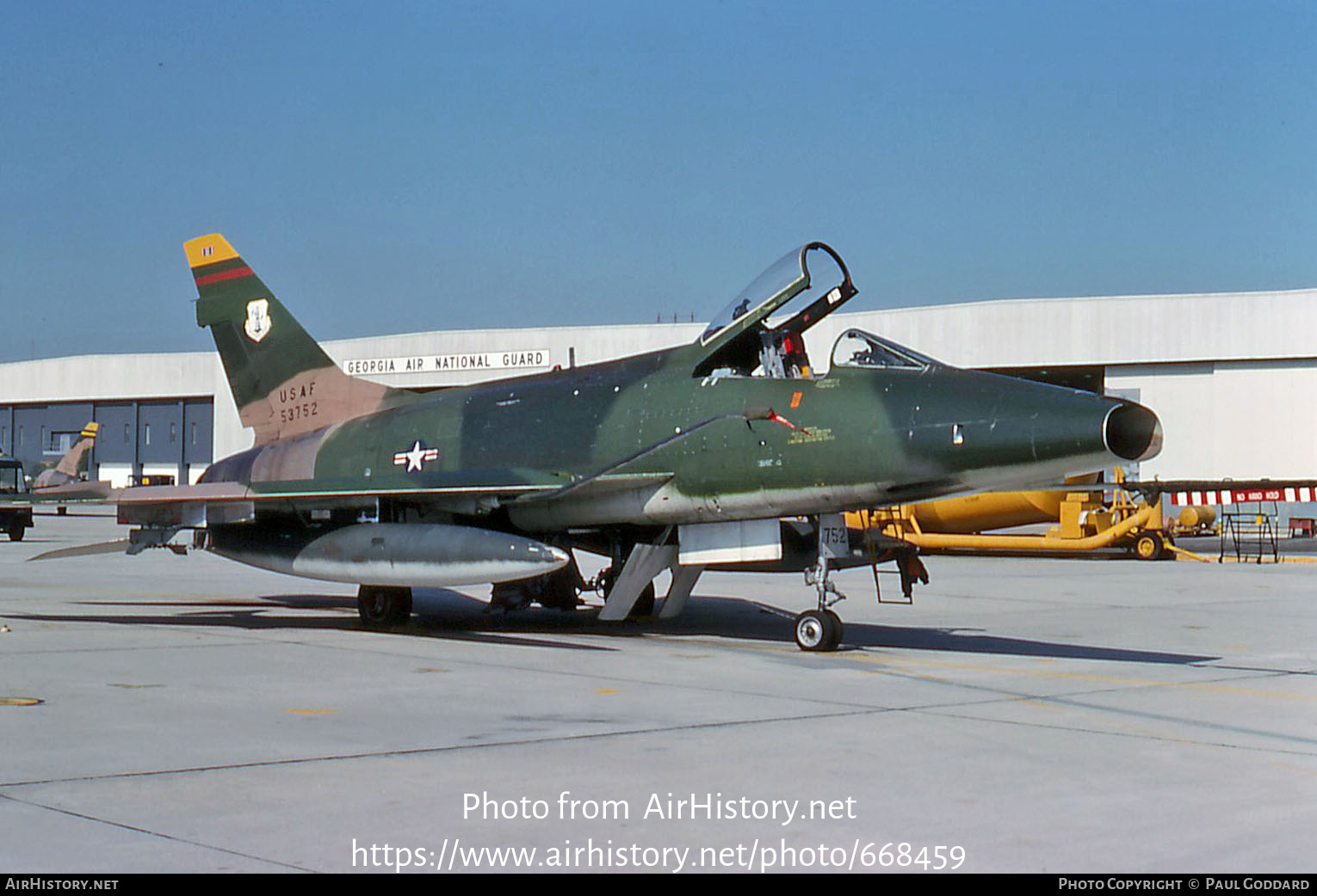 Aircraft Photo of 55-3752 / 53752 | North American F-100D Super Sabre | USA - Air Force | AirHistory.net #668459