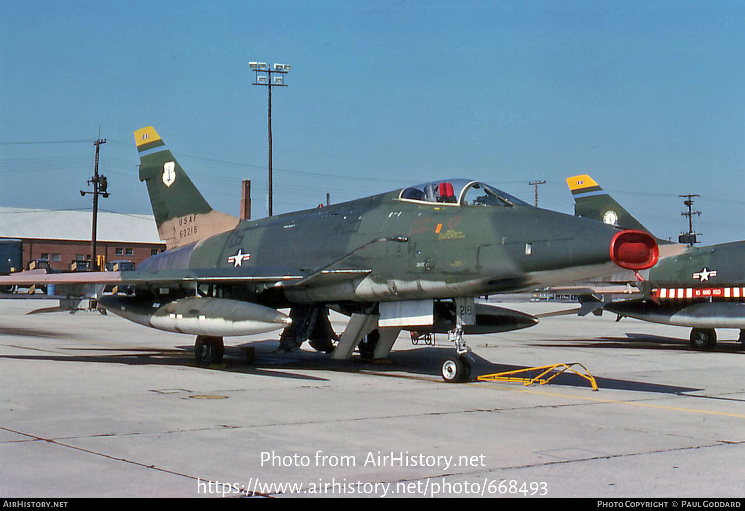 Aircraft Photo of 56-3218 / 63218 | North American F-100D Super Sabre | USA - Air Force | AirHistory.net #668493