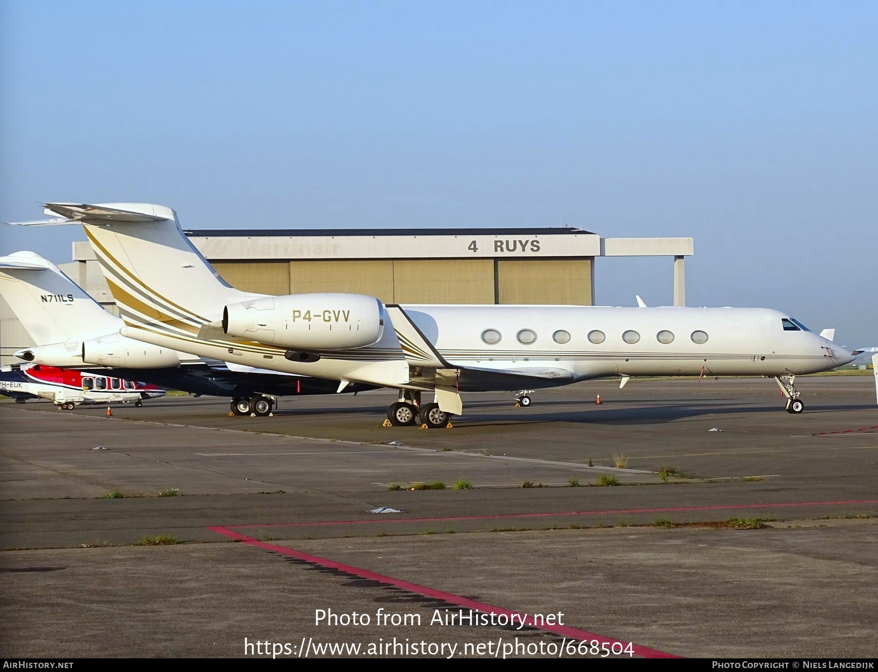 Aircraft Photo of P4-GVV | Gulfstream Aerospace G-V-SP Gulfstream G550 | AirHistory.net #668504