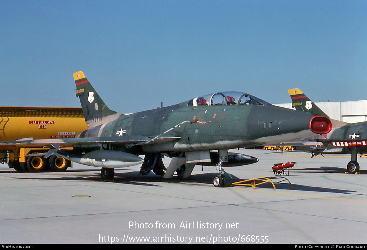 Aircraft Photo of 56-3818 / 63818 | North American F-100F Super Sabre | USA - Air Force | AirHistory.net #668555