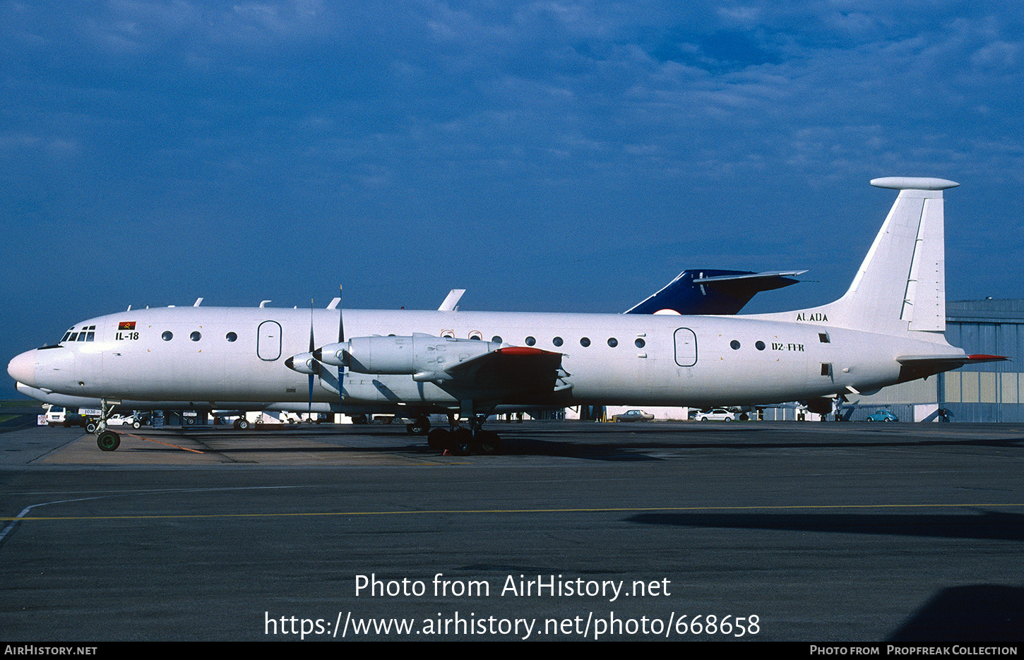 Aircraft Photo of D2-FFR | Ilyushin Il-18D | Alada Transportes Aéreos | AirHistory.net #668658