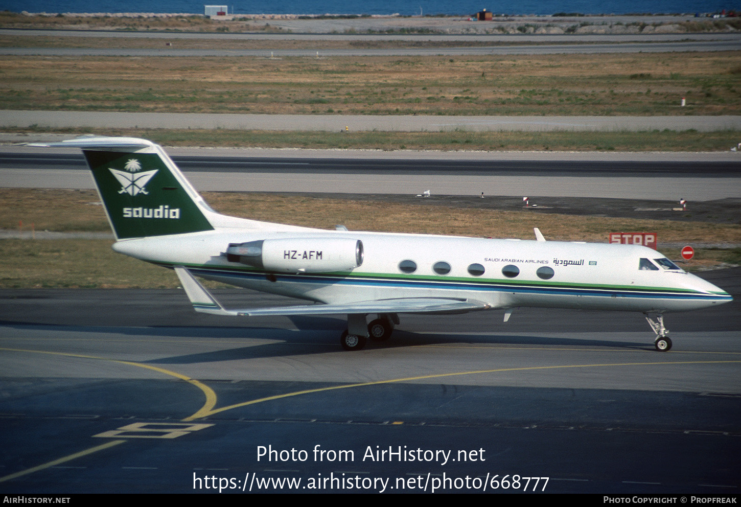 Aircraft Photo of HZ-AFM | Gulfstream American G-1159A Gulfstream III | Saudia - Saudi Arabian Airlines Special Flight Services | AirHistory.net #668777