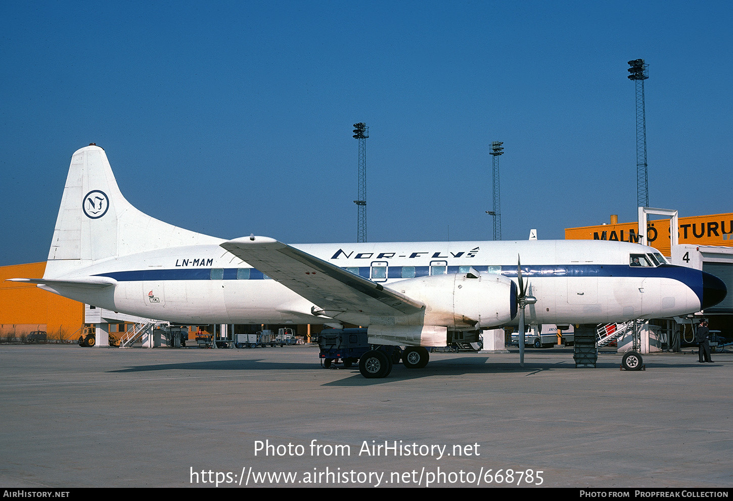 Aircraft Photo of LN-MAM | Convair 440-0 Metropolitan | Nor-Fly | AirHistory.net #668785