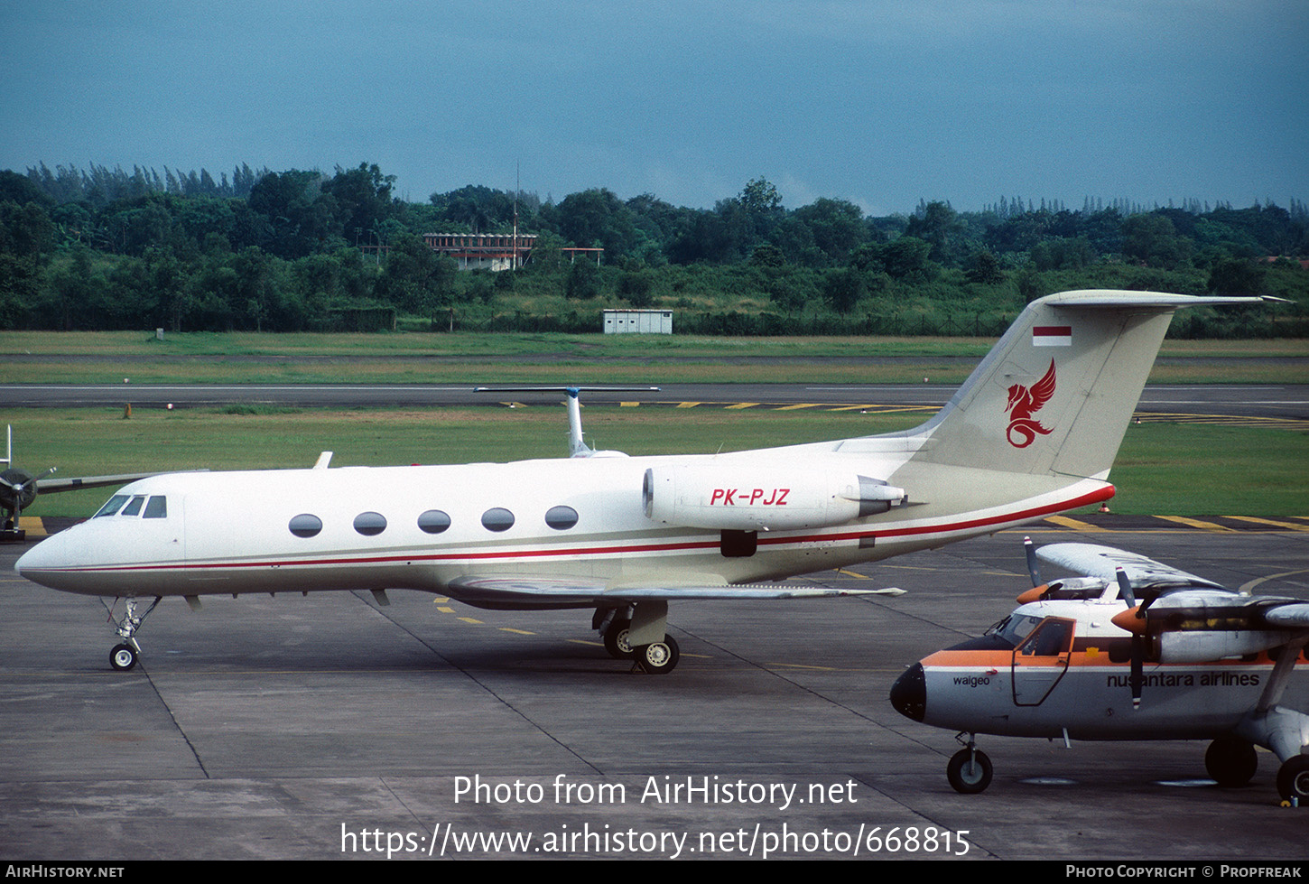 Aircraft Photo of PK-PJZ | Grumman American G-1159 Gulfstream II | Pertamina | AirHistory.net #668815