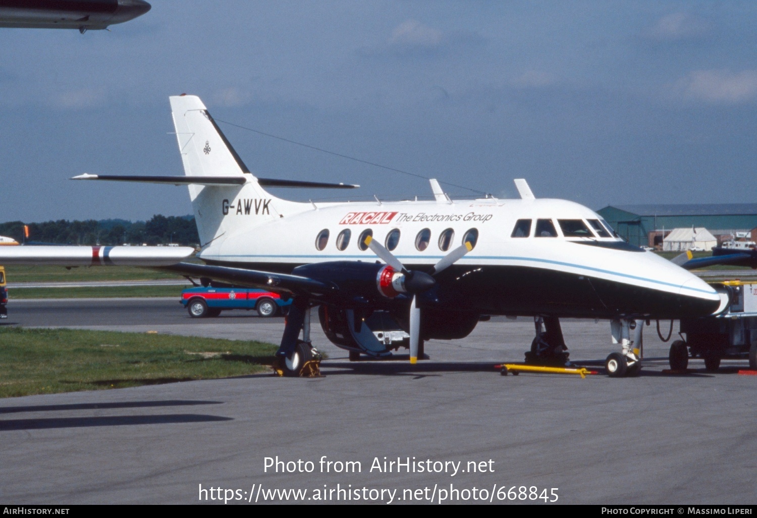 Aircraft Photo of G-AWVK | Handley Page HP-137 Jetstream 1 | Racal Electronics | AirHistory.net #668845