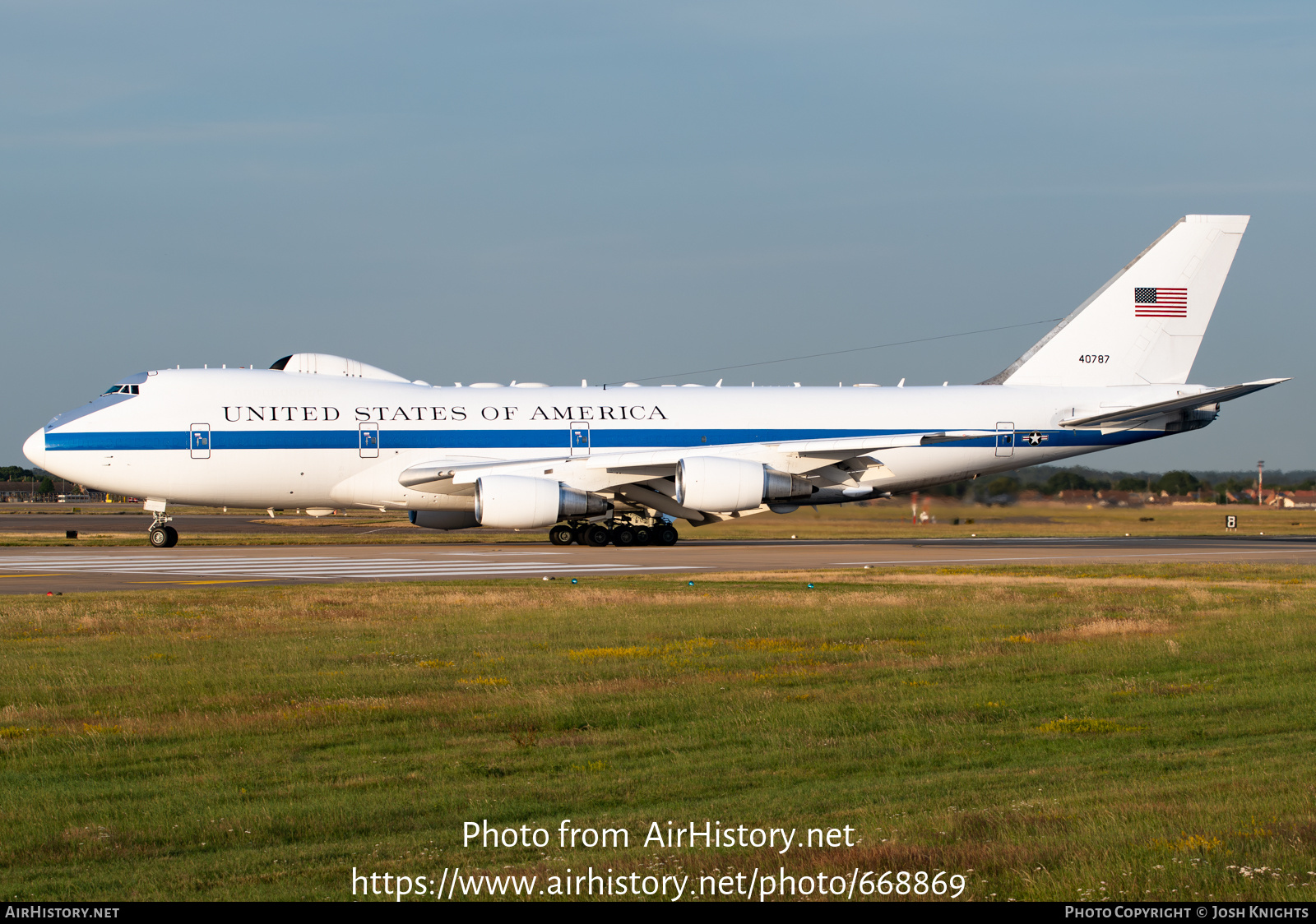 Aircraft Photo of 74-0787 / 40787 | Boeing E-4B | USA - Air Force | AirHistory.net #668869