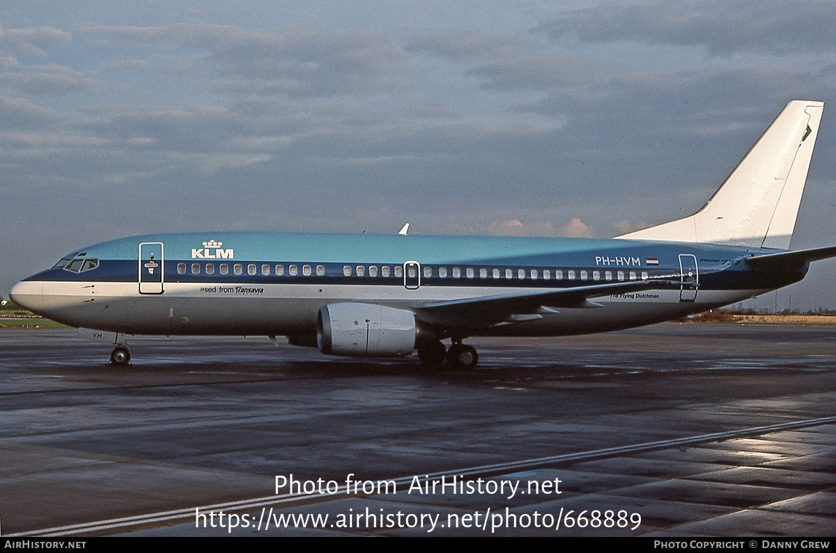 Aircraft Photo of PH-HVM | Boeing 737-3K2 | KLM - Royal Dutch Airlines | AirHistory.net #668889
