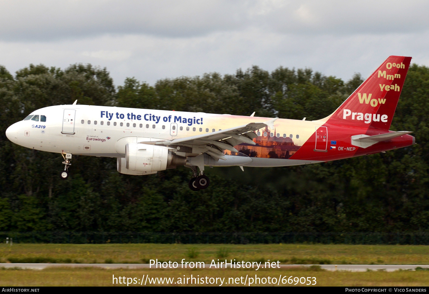 Aircraft Photo of OK-NEP | Airbus A319-112 | Eurowings | AirHistory.net #669053