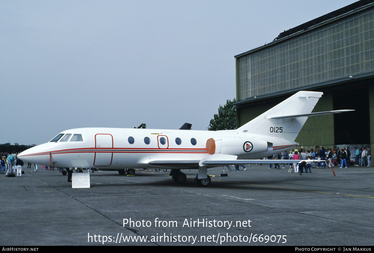 Aircraft Photo of 0125 | Dassault Falcon 20ECM | Norway - Air Force | AirHistory.net #669075