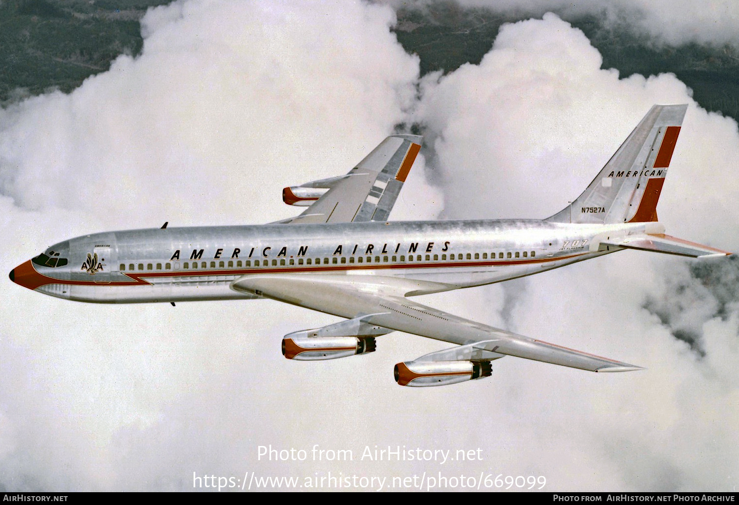 Aircraft Photo of N7527A | Boeing 720-023 | American Airlines ...