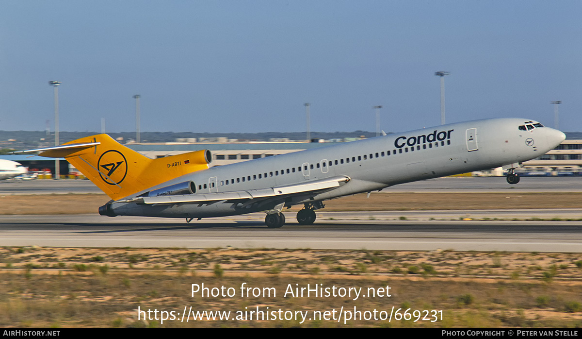 Aircraft Photo of D-ABTI | Boeing 727-230/Adv | Condor Flugdienst | AirHistory.net #669231