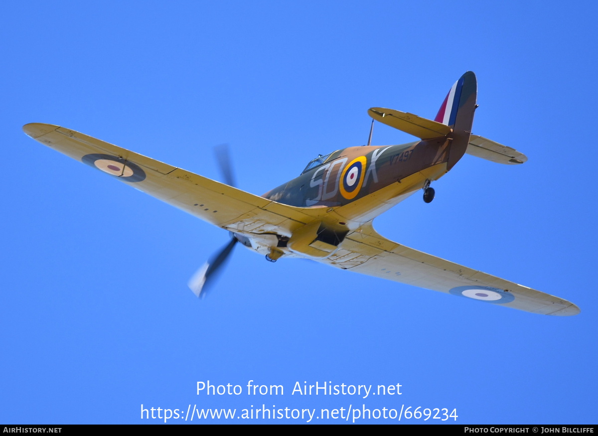 Aircraft Photo of G-HRLI / V7497 | Hawker Hurricane Mk1 | UK - Air ...