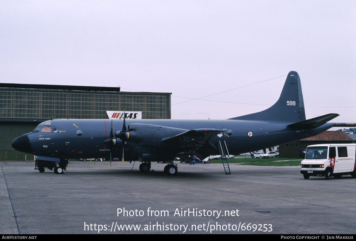 Aircraft Photo of 599 | Lockheed P-3B Orion | Norway - Air Force | AirHistory.net #669253