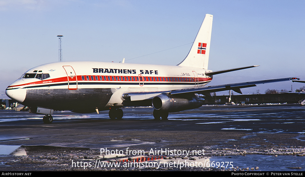 Aircraft Photo of LN-SUG | Boeing 737-205 | Braathens SAFE | AirHistory.net #669275