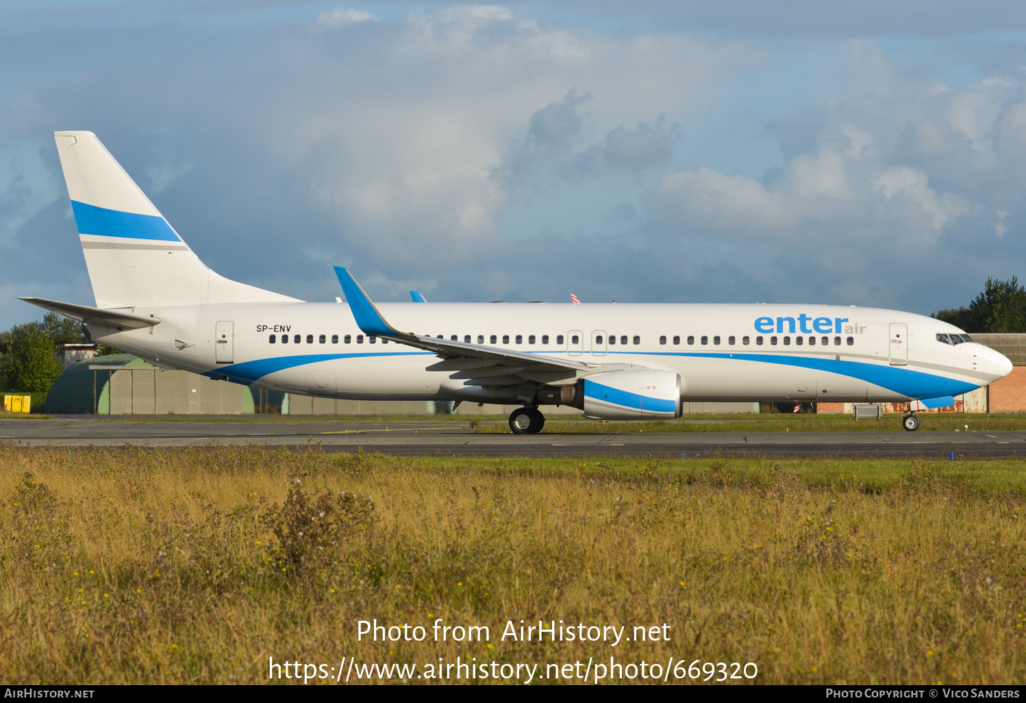 Aircraft Photo of SP-ENV | Boeing 737-8BK | Enter Air | AirHistory.net #669320