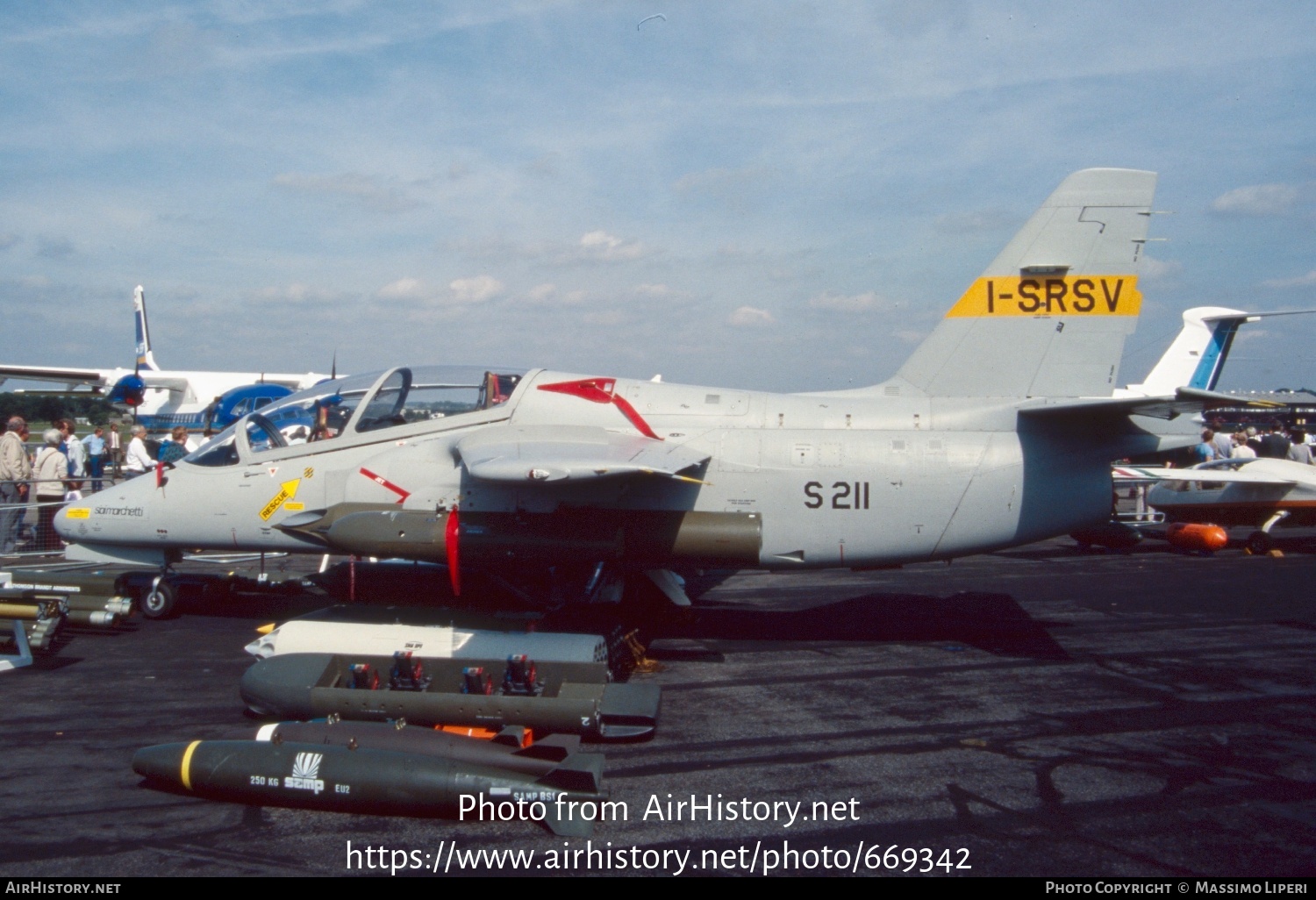Aircraft Photo of I-SRSV | SIAI-Marchetti S-211 | SIAI-Marchetti | AirHistory.net #669342