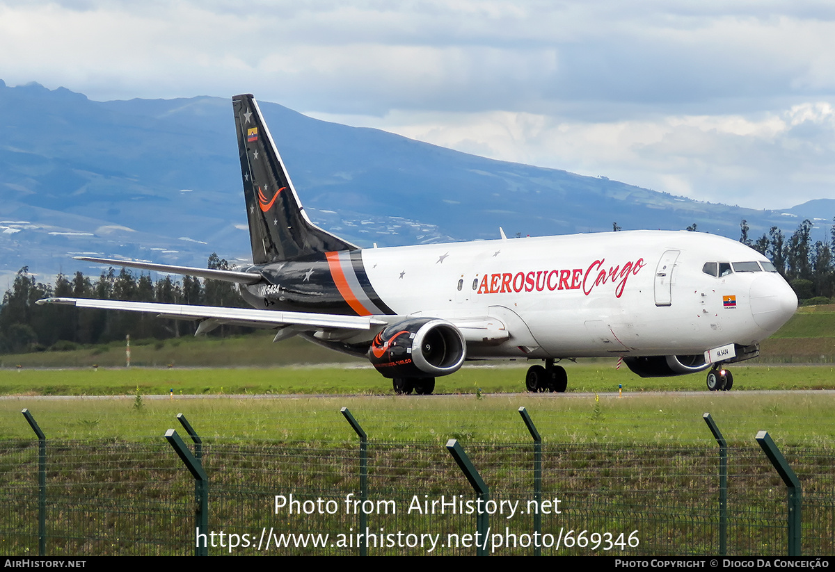 Aircraft Photo of HK-5434 | Boeing 737-436/SF | Aerosucre Cargo | AirHistory.net #669346