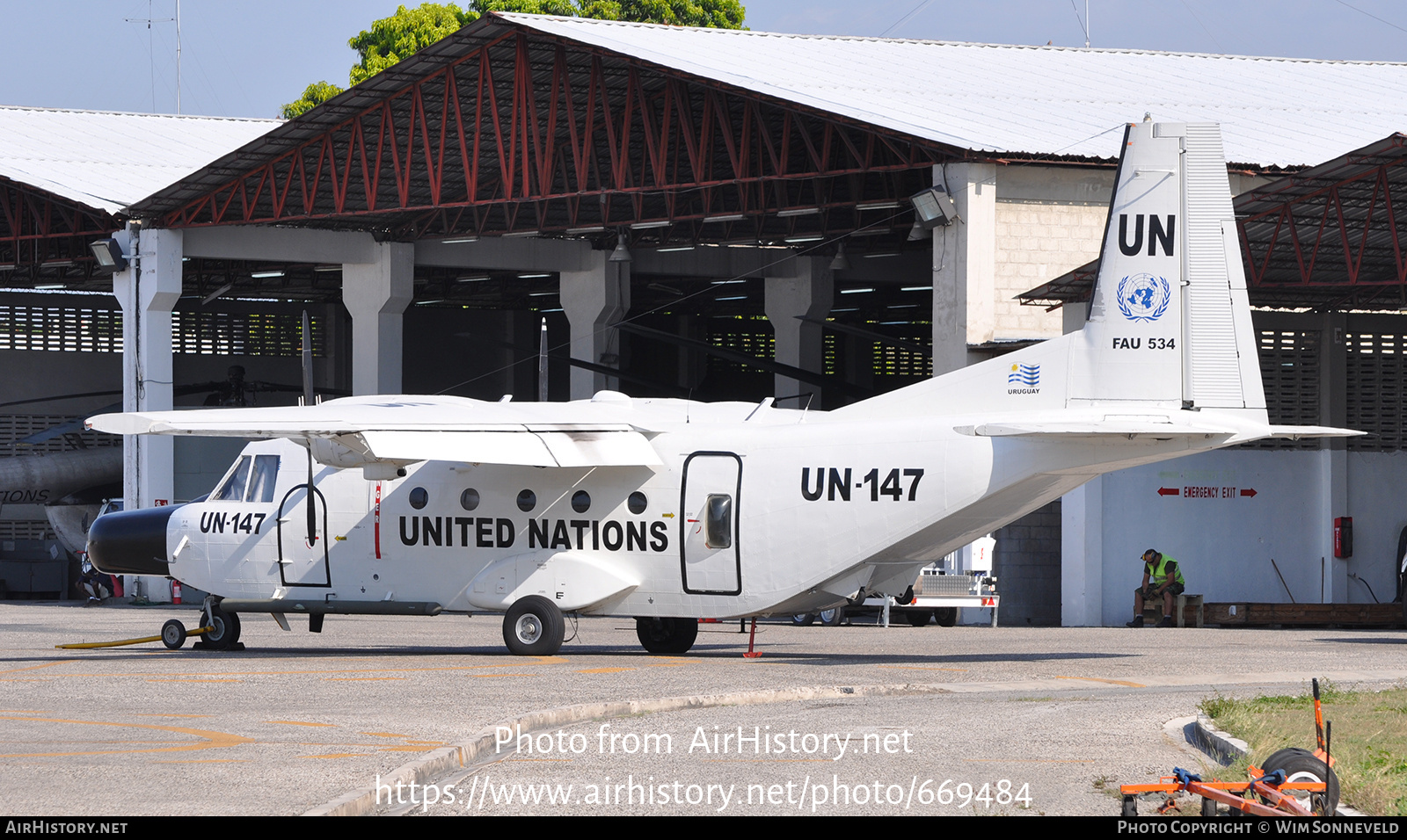 Aircraft Photo of UN-147 / FAU-534 | CASA C-212-200 Aviocar | United Nations | AirHistory.net #669484