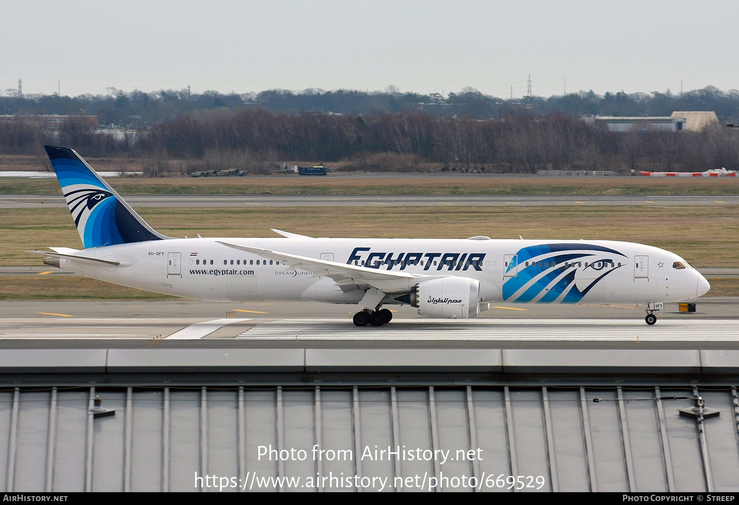 Aircraft Photo of SU-GFY | Boeing 787-9 Dreamliner | EgyptAir | AirHistory.net #669529