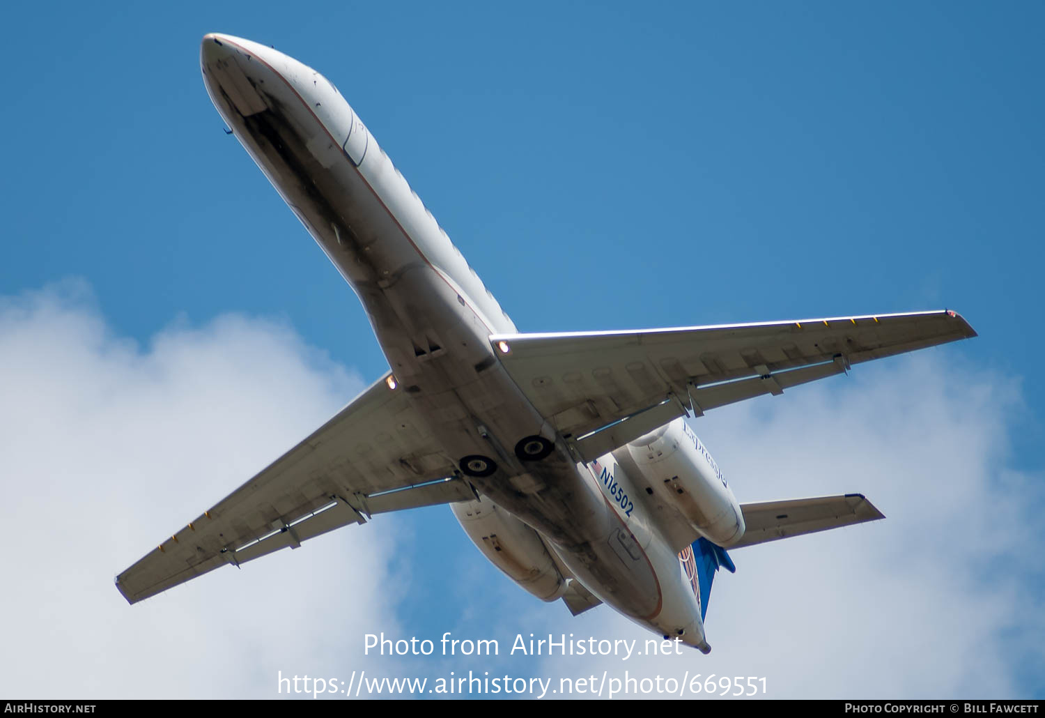 Aircraft Photo of N16502 | Embraer ERJ-135ER (EMB-135ER) | Continental Express | AirHistory.net #669551