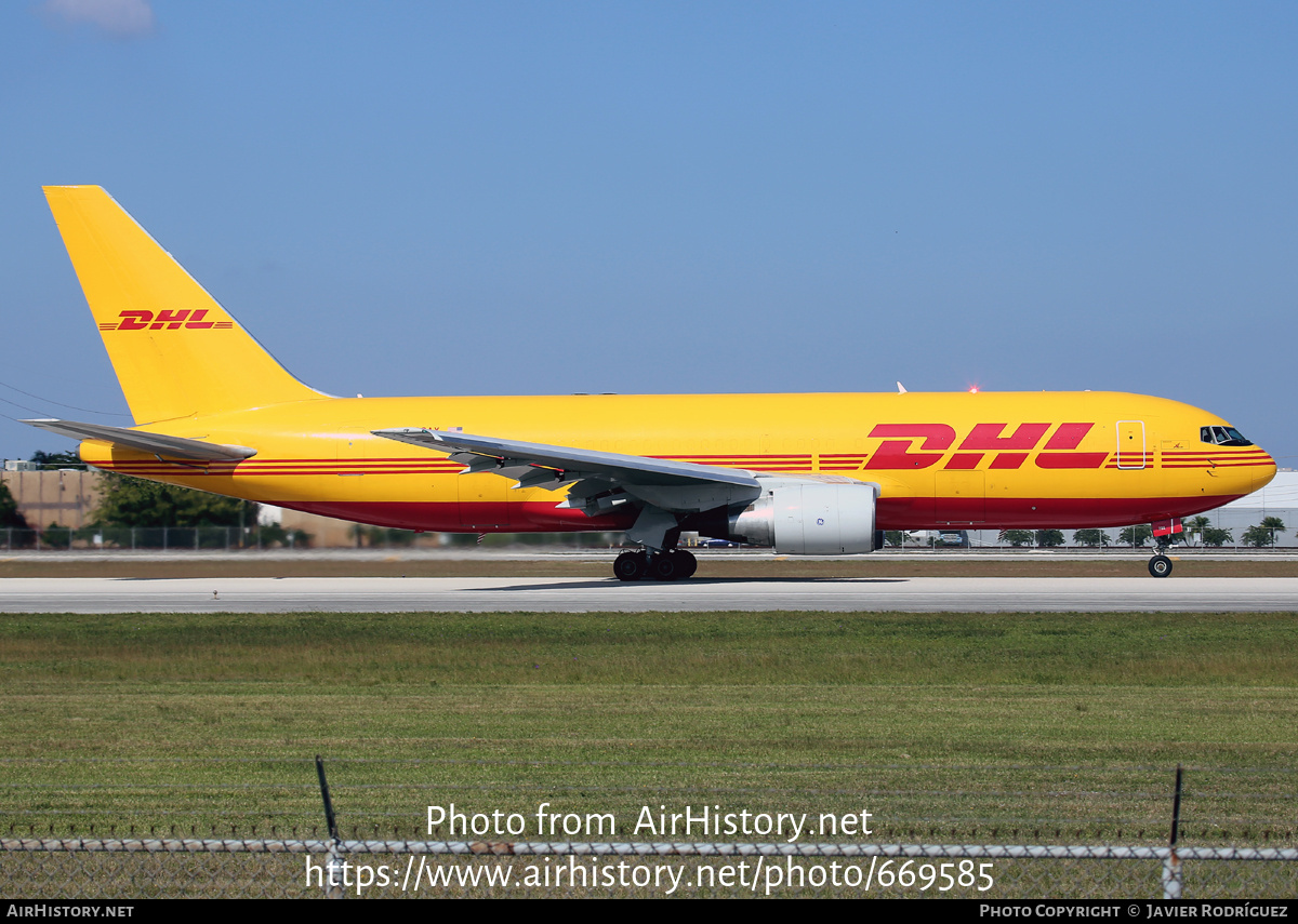 Aircraft Photo of N792AX | Boeing 767-281(BDSF) | DHL International | AirHistory.net #669585