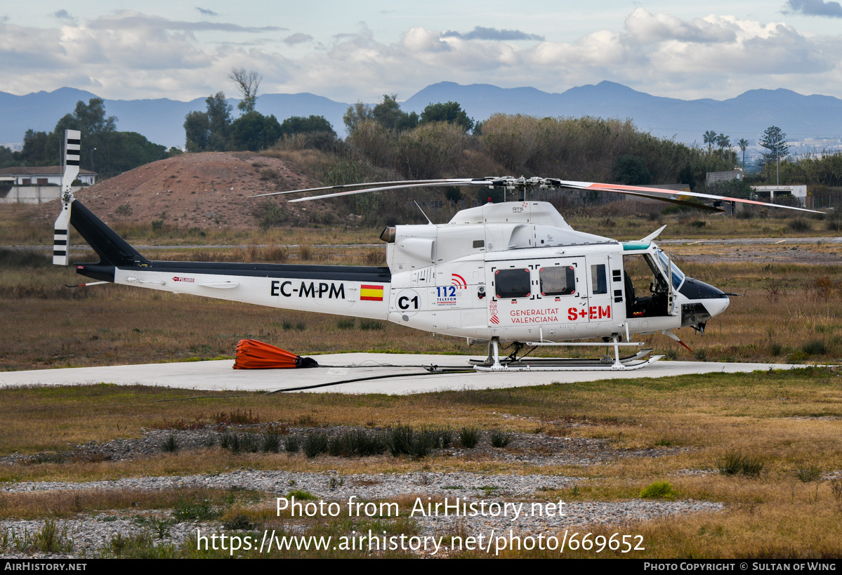 Aircraft Photo of EC-MPM | Bell 412SP | Generalitat Valenciana | AirHistory.net #669652