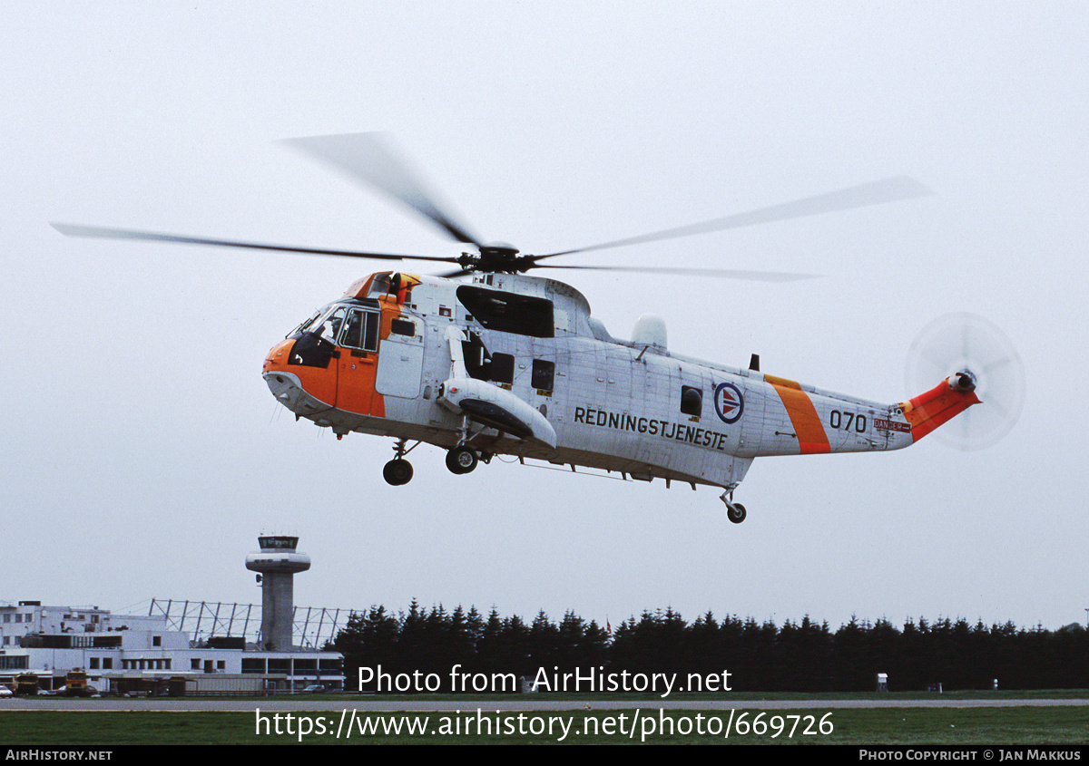 Aircraft Photo of 070 | Westland WS-61 Sea King Mk43 | Norway - Air ...