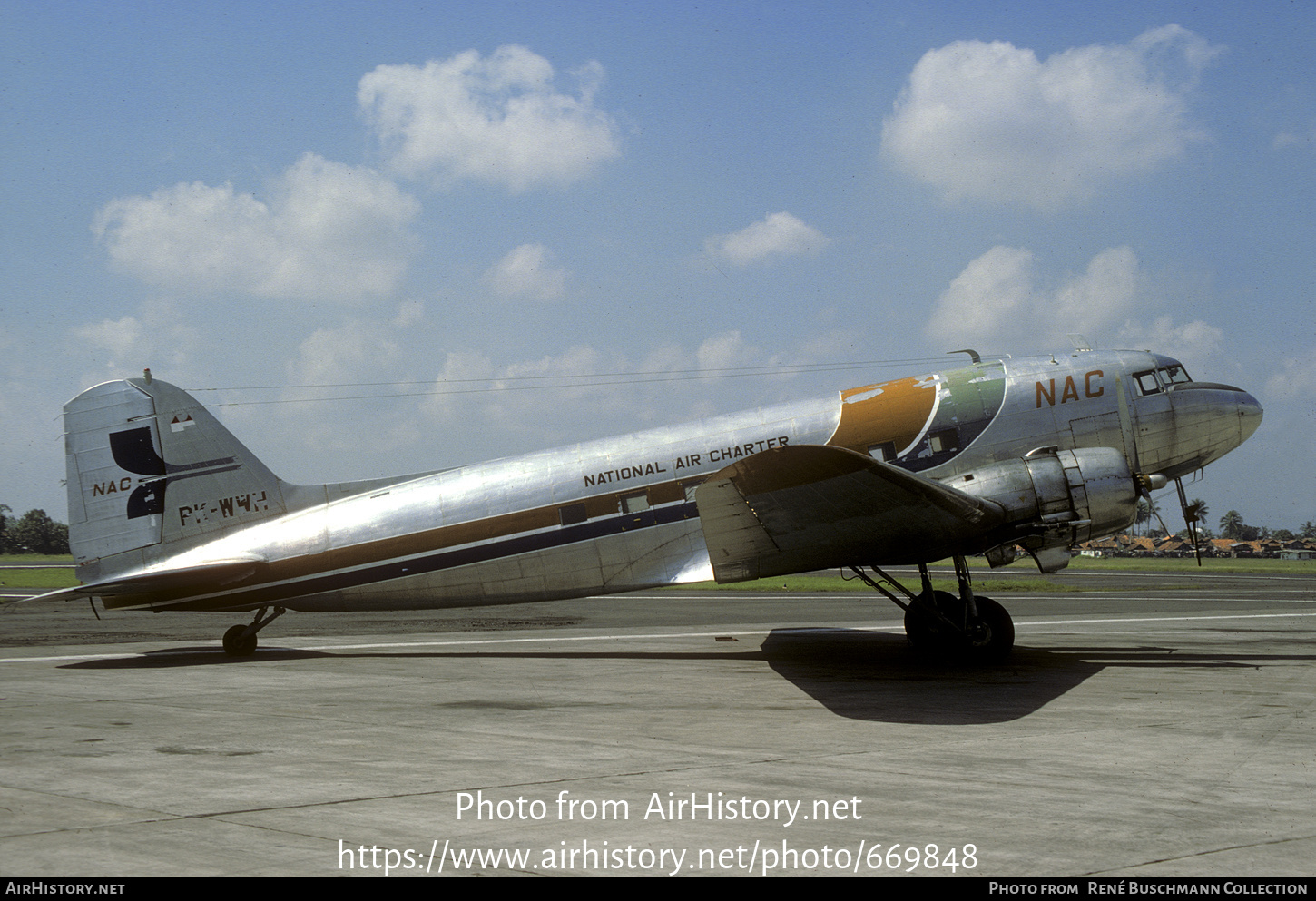 Aircraft Photo of PK-WWH | Douglas C-47A Skytrain | National Air Charter - NAC | AirHistory.net #669848