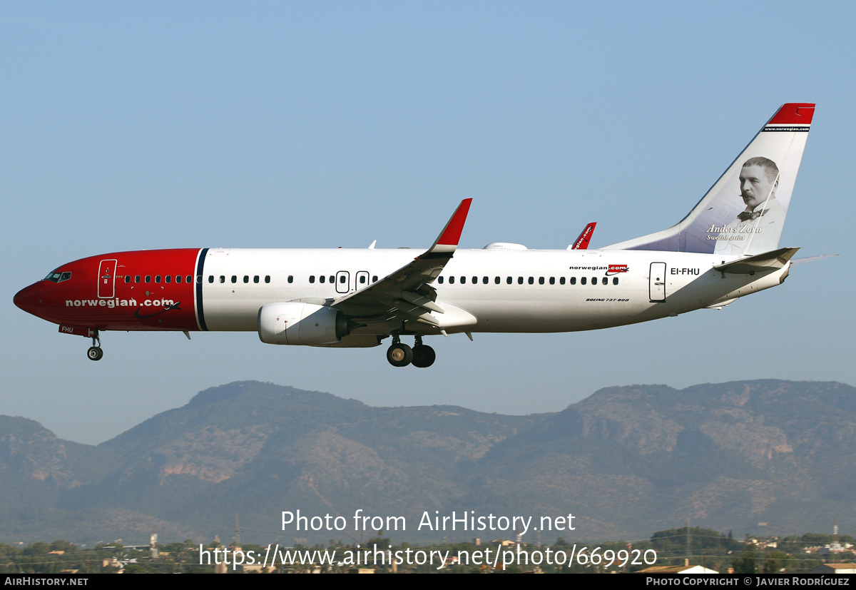 Aircraft Photo of EI-FHU | Boeing 737-8JP | Norwegian | AirHistory.net #669920