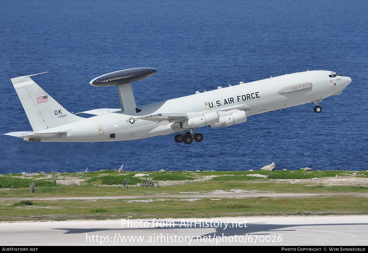 Aircraft Photo of 81-0005 / AF81-0005 | Boeing E-3C Sentry | USA - Air Force | AirHistory.net #670026