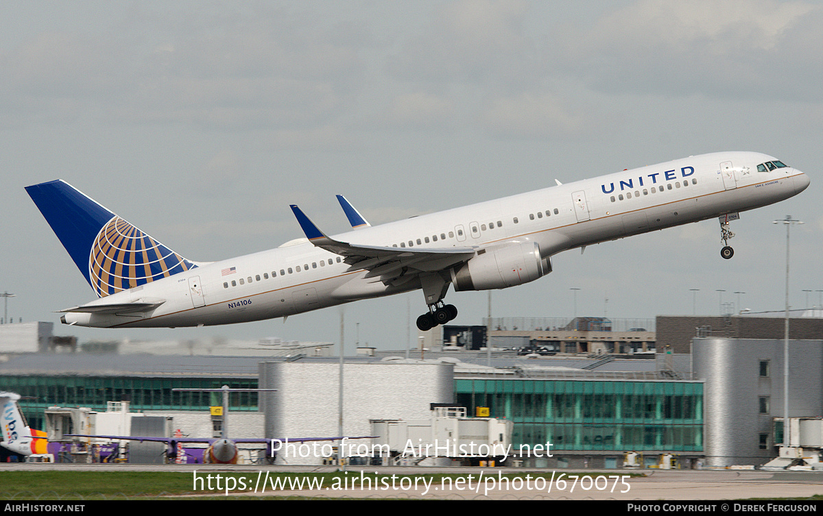 Aircraft Photo of N14106 | Boeing 757-224 | United Airlines | AirHistory.net #670075