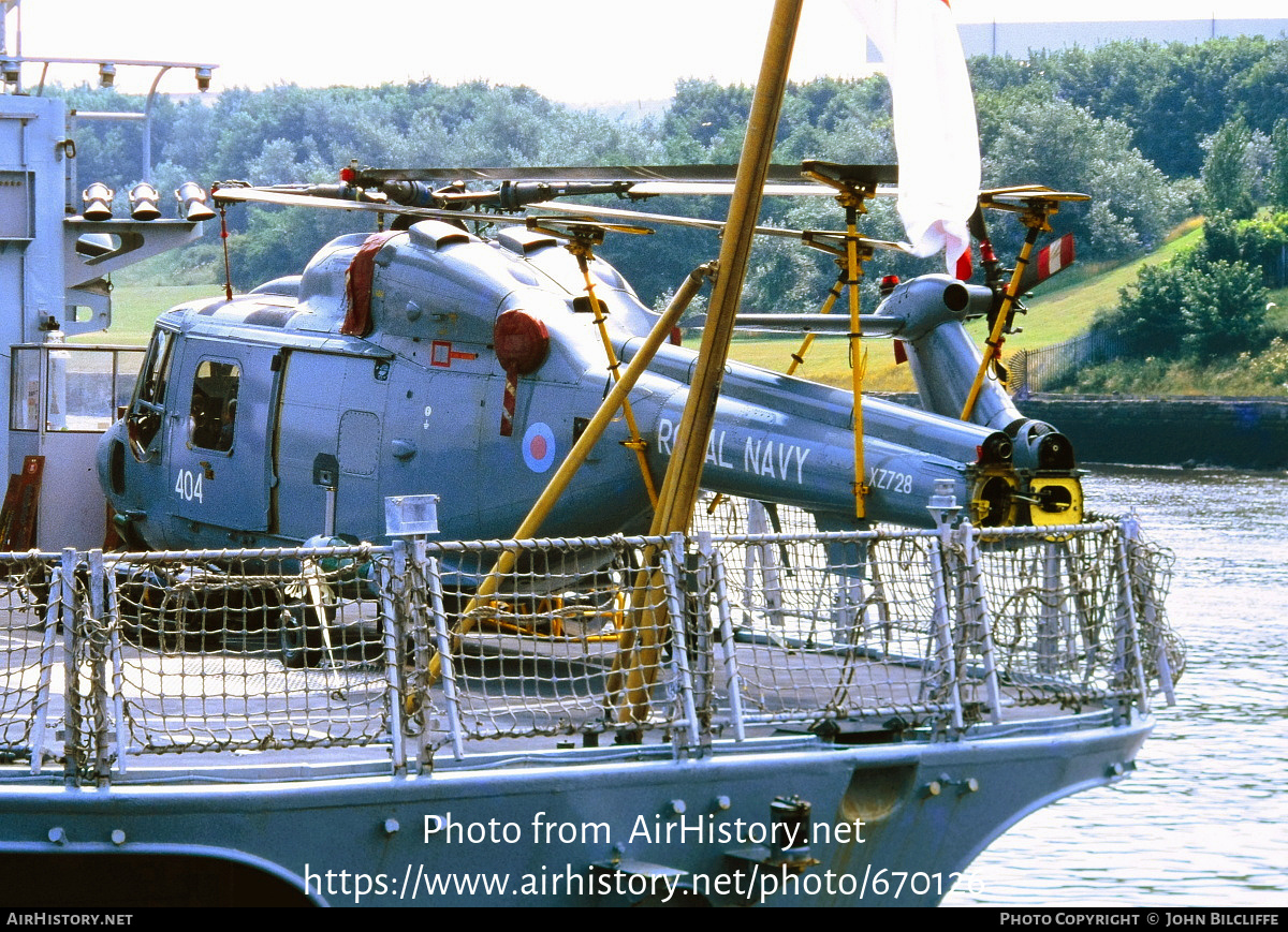 Aircraft Photo of XZ728 | Westland WG-13 Lynx HAS3 | UK - Navy | AirHistory.net #670126