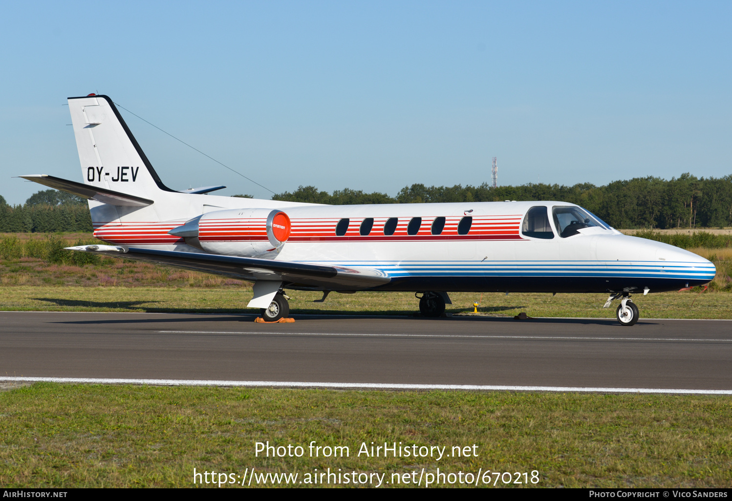 Aircraft Photo of OY-JEV | Cessna 550 Citation II | AirHistory.net #670218