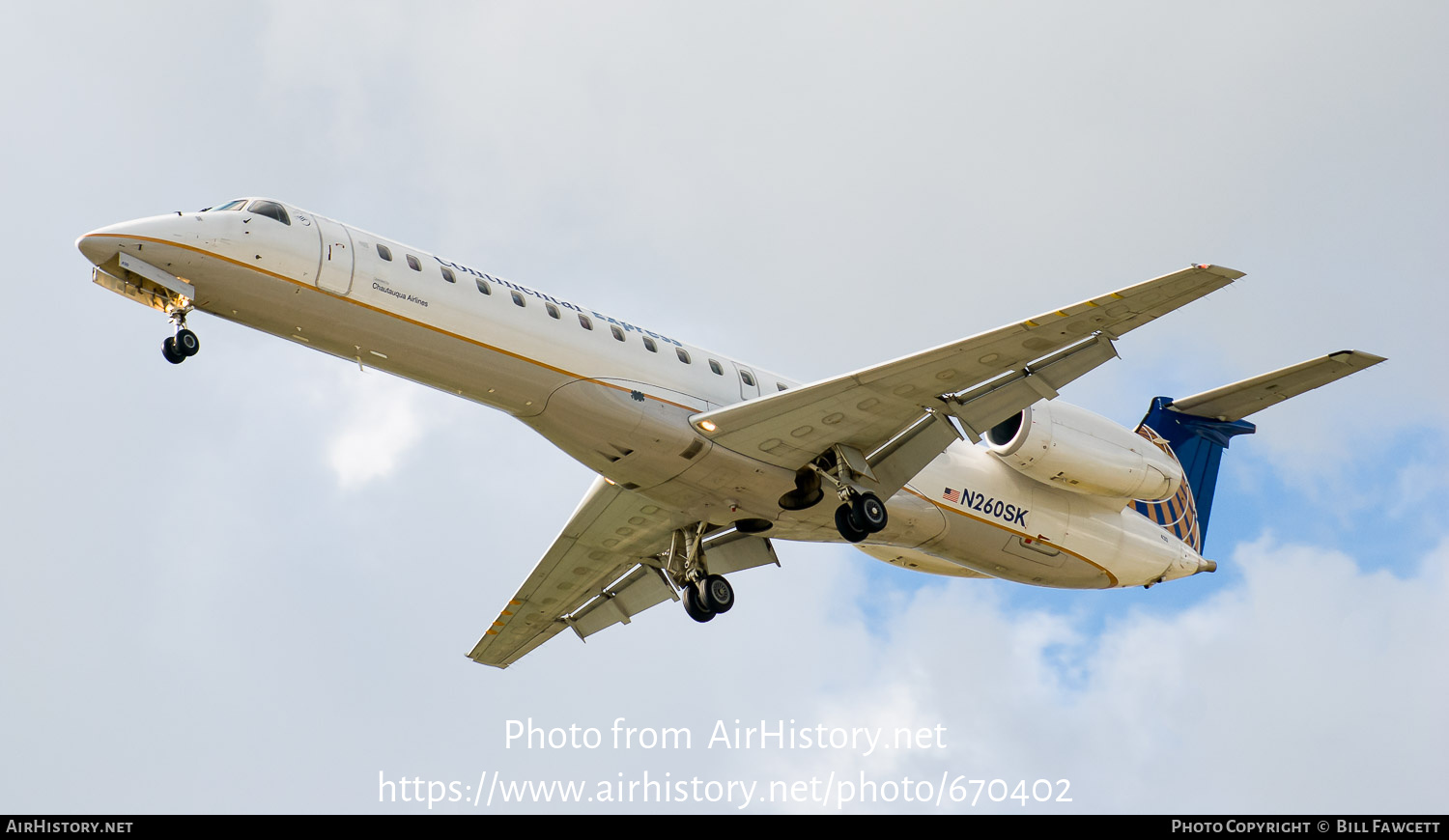 Aircraft Photo of N260SK | Embraer ERJ-145LR (EMB-145LR) | Continental Express | AirHistory.net #670402