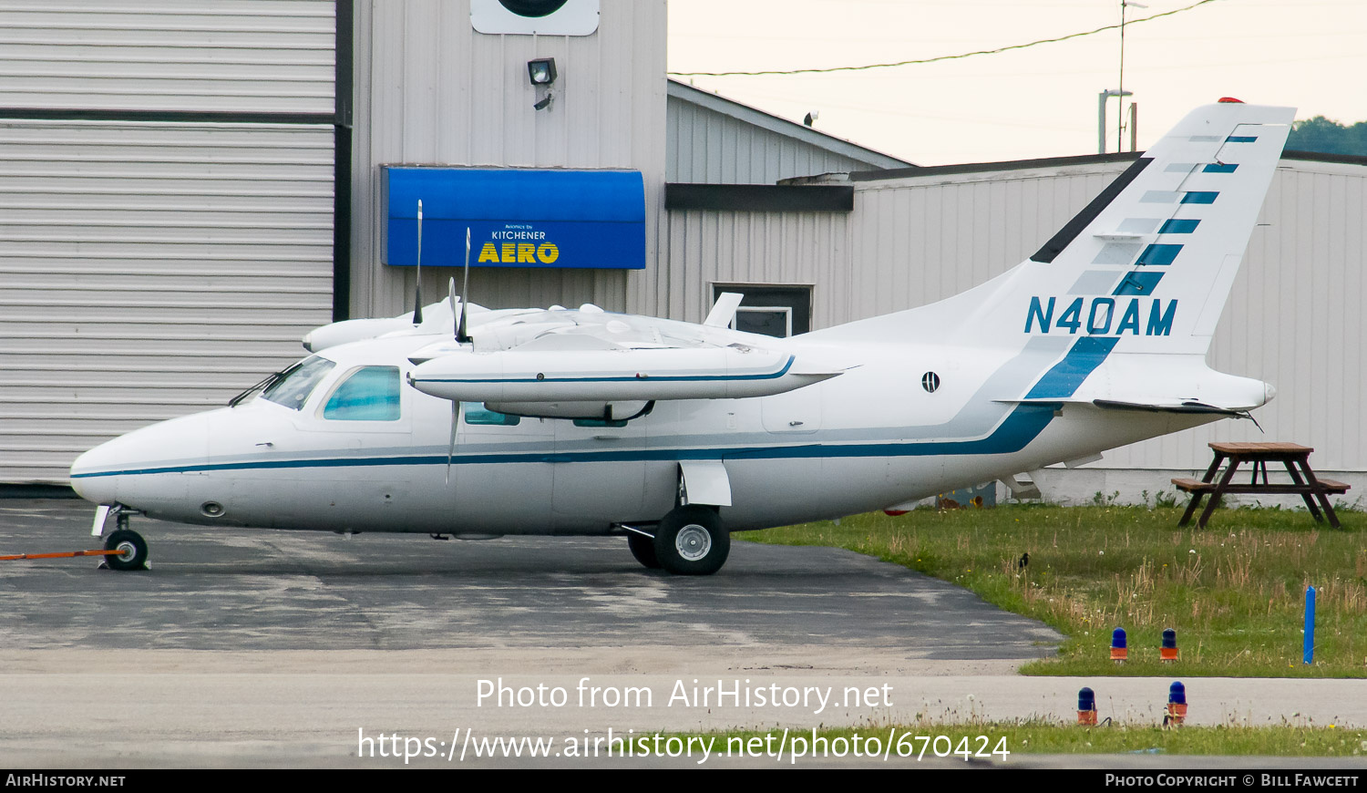 Aircraft Photo of N40AM | Mitsubishi MU-2 Solitaire (MU-2B-40) | AirHistory.net #670424