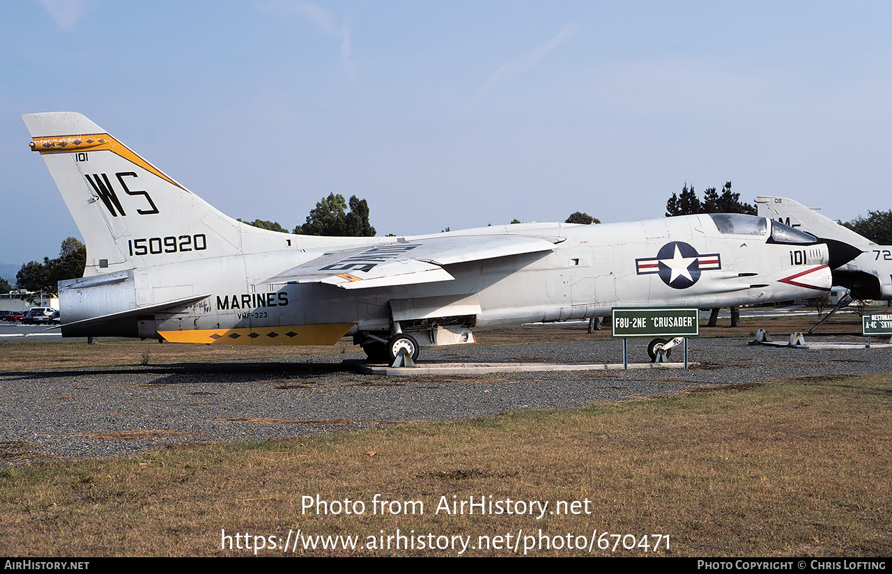 Aircraft Photo of 150920 | Vought F-8J Crusader | USA - Marines | AirHistory.net #670471