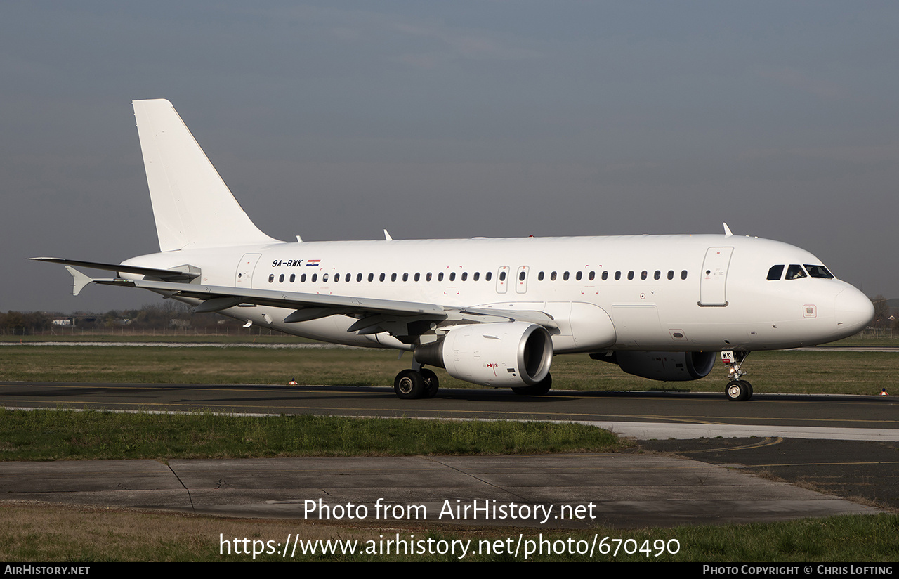 Aircraft Photo of 9A-BWK | Airbus A319-112 | AirHistory.net #670490