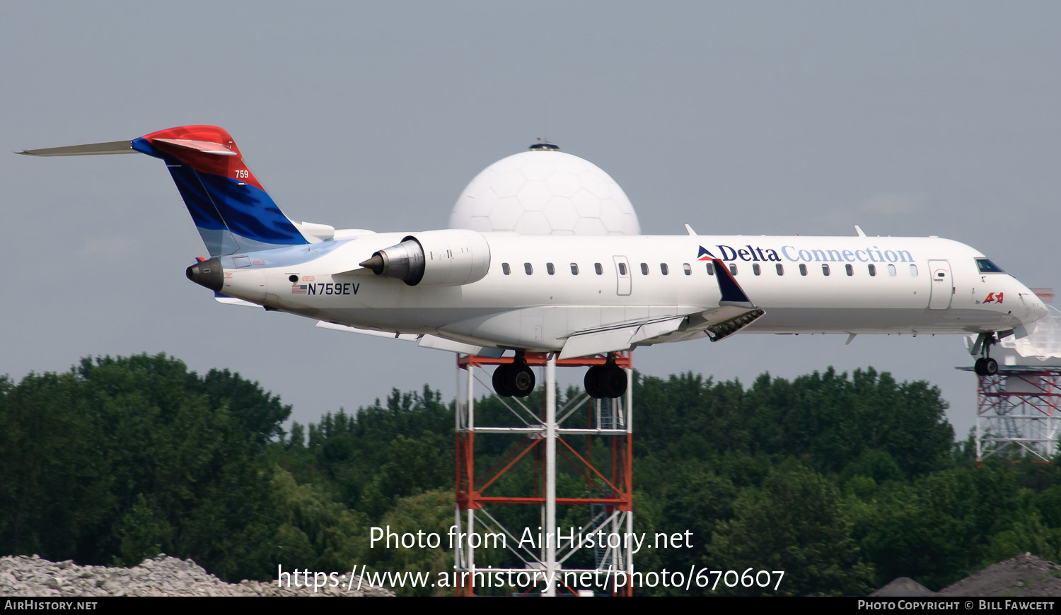 Aircraft Photo of N759EV | Bombardier CRJ-701ER (CL-600-2C10) | Delta Connection | AirHistory.net #670607