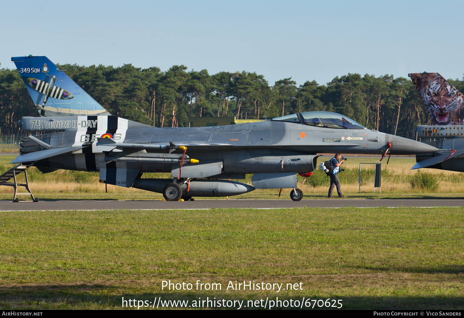 Aircraft Photo of FA-124 | General Dynamics F-16AM Fighting Falcon | Belgium - Air Force | AirHistory.net #670625