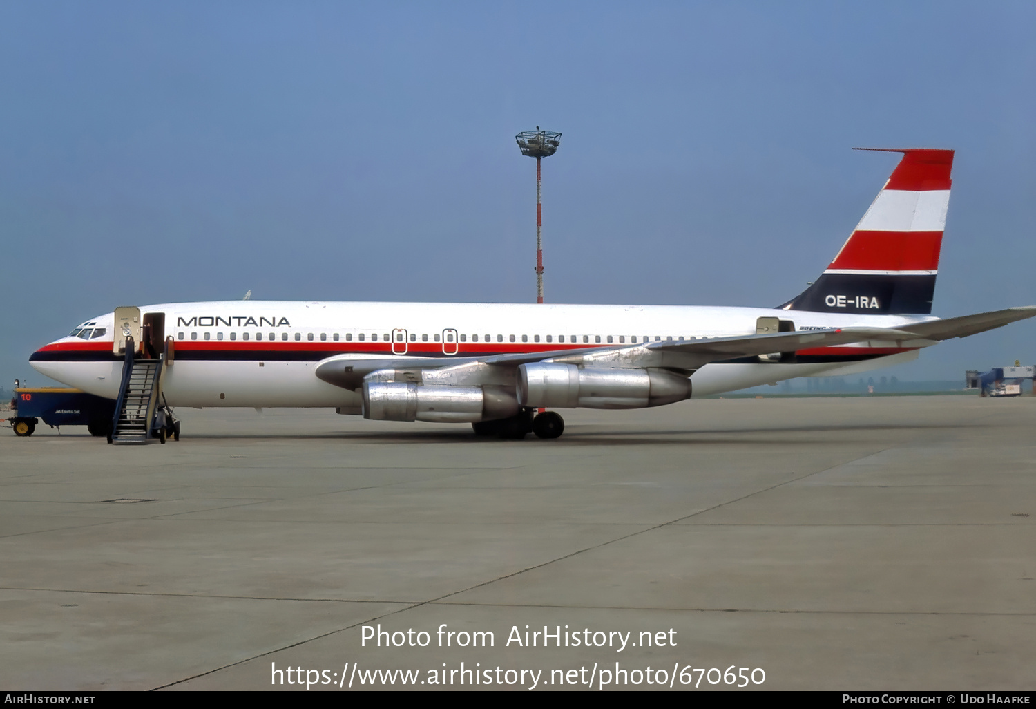 Aircraft Photo of OE-IRA | Boeing 707-138B | Montana Austria | AirHistory.net #670650